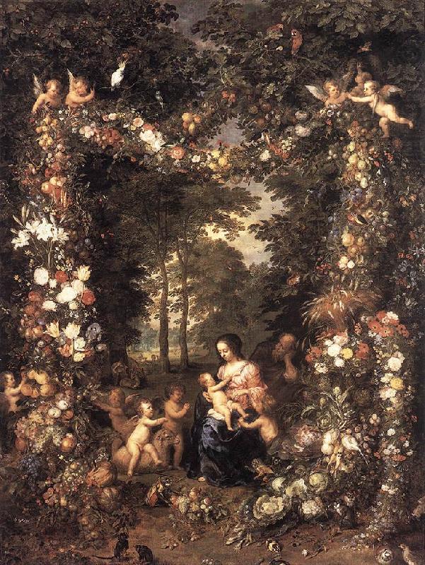 BRUEGHEL, Jan the Elder The Holy Family fg china oil painting image